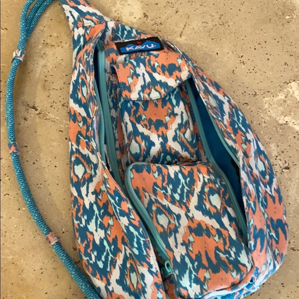 MINI KAVU BLUE/ORANGE SHOULDER BAG